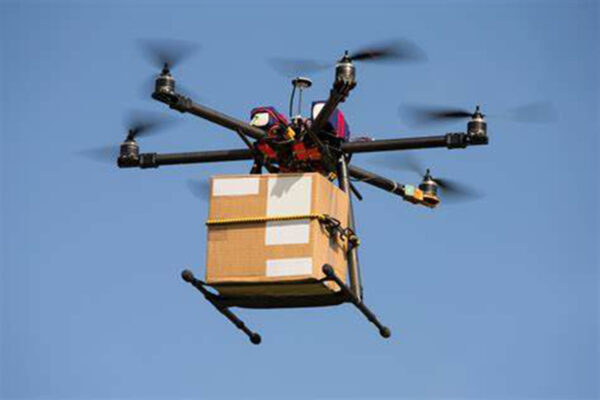 Dubai launches drone deliveries officially; Sheikh Hamdan places first order.