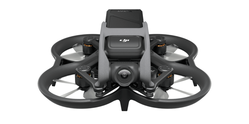 DJI Avata drone with 48 MP camera, 4K at 60fps video, and FPV flying experience for cinematic content, drone camera price in Dubai, UAE.