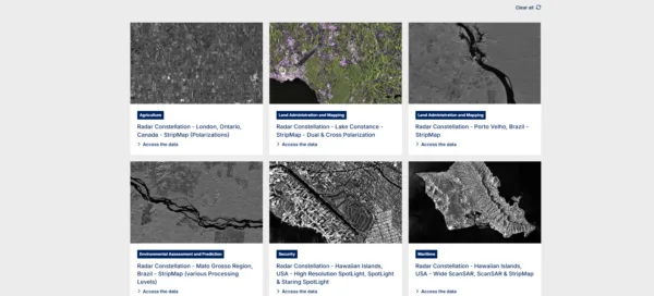 free source of satellite data geo airbus