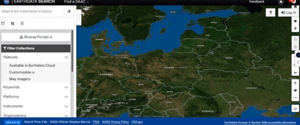 nasa free satellite data and images