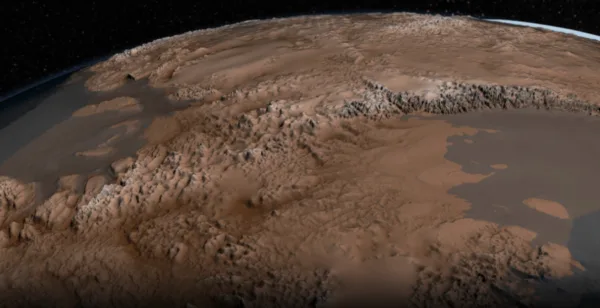 image of Antarctica without Ice