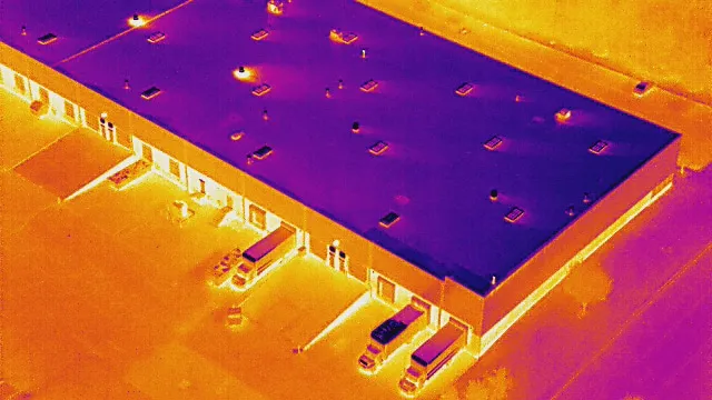 dji thermal imaging camera drone for roof inspection with heat and infrared detection