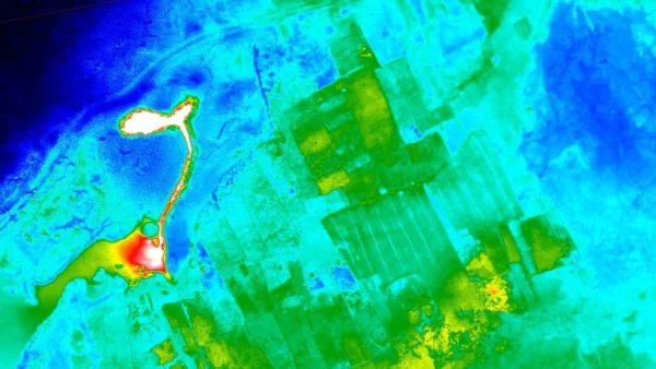 thermal camera drone for Environmental Monitoring with heat detection and infrared