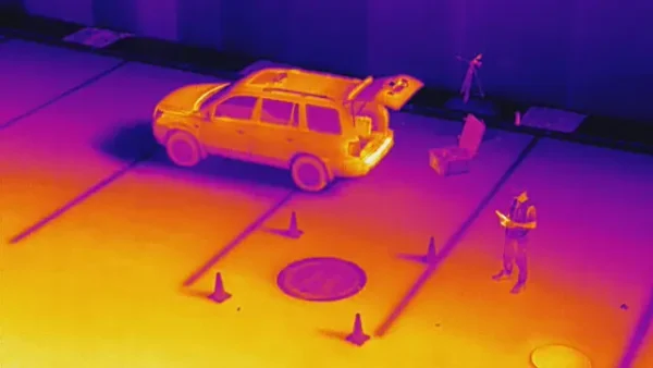 thermal imaging camera drone for police and law enforcement and infrared heat detection 