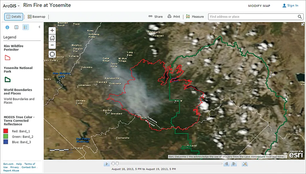 free high-resolution satellite imagery provider esri in 2025