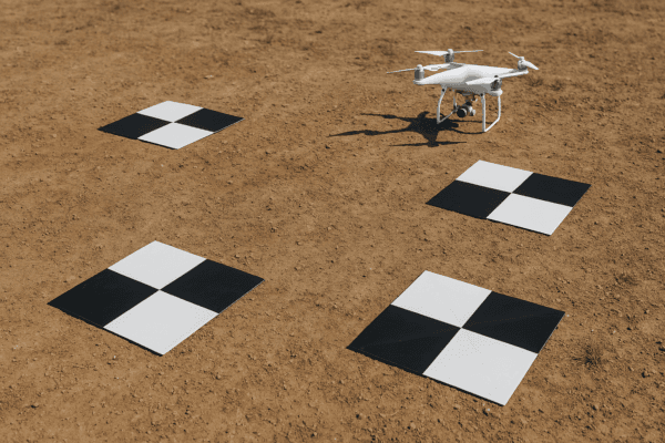 image of rtk drone gcps