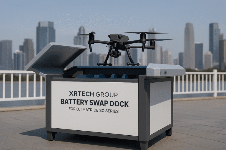 Battery Swap Dock for DJI Matrice 30 Series drone in a box