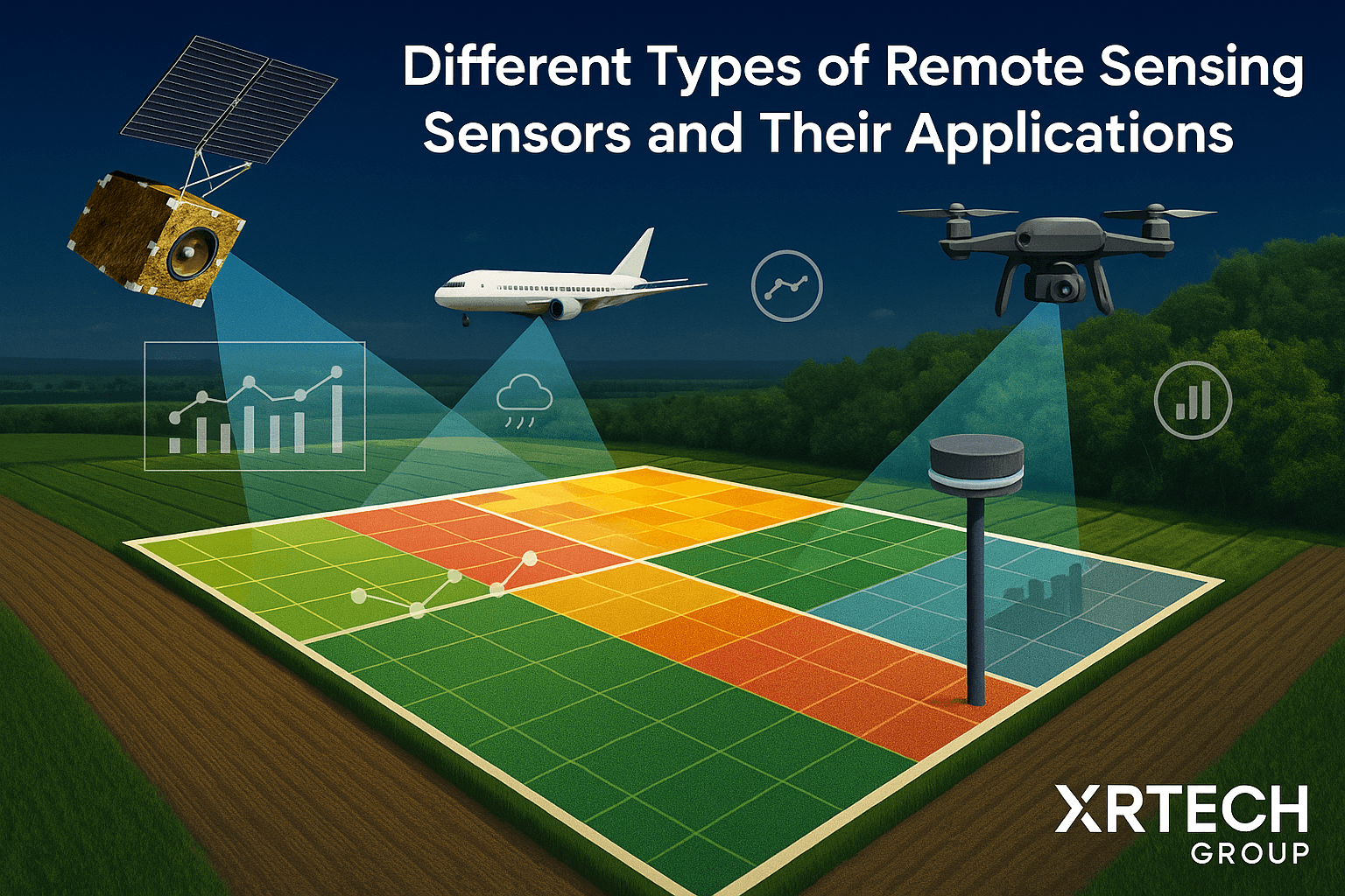 Different Types of Remote Sensing Sensors and Their Applications
