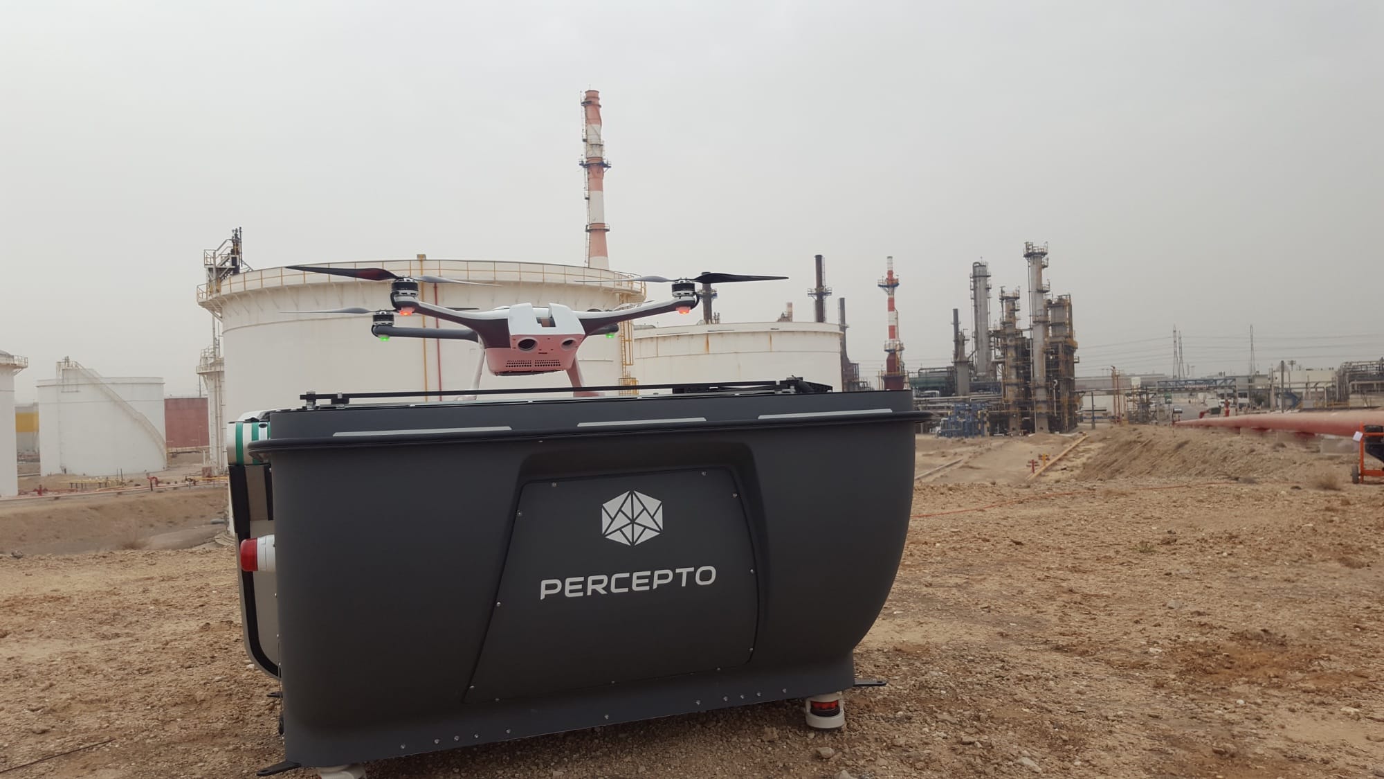 Percepto Air Mobile drone in a box