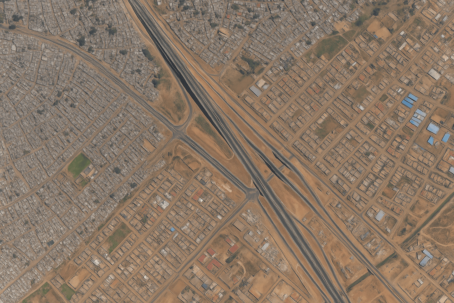 Infrastructure rollout in Africa using satellite data