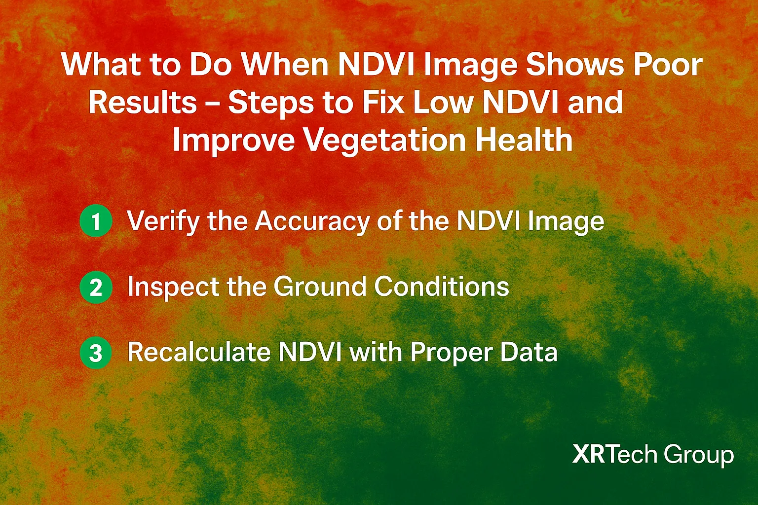 ndvi imagery results of crop health