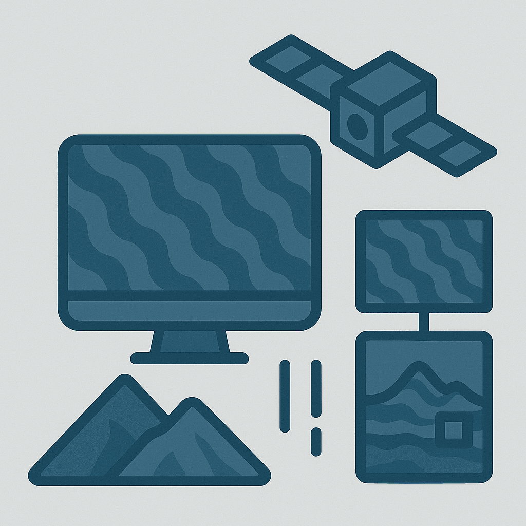 new image of satellite mining