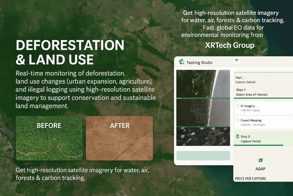 Get High-Resolution Satellite Imagery for Environment Monitoring