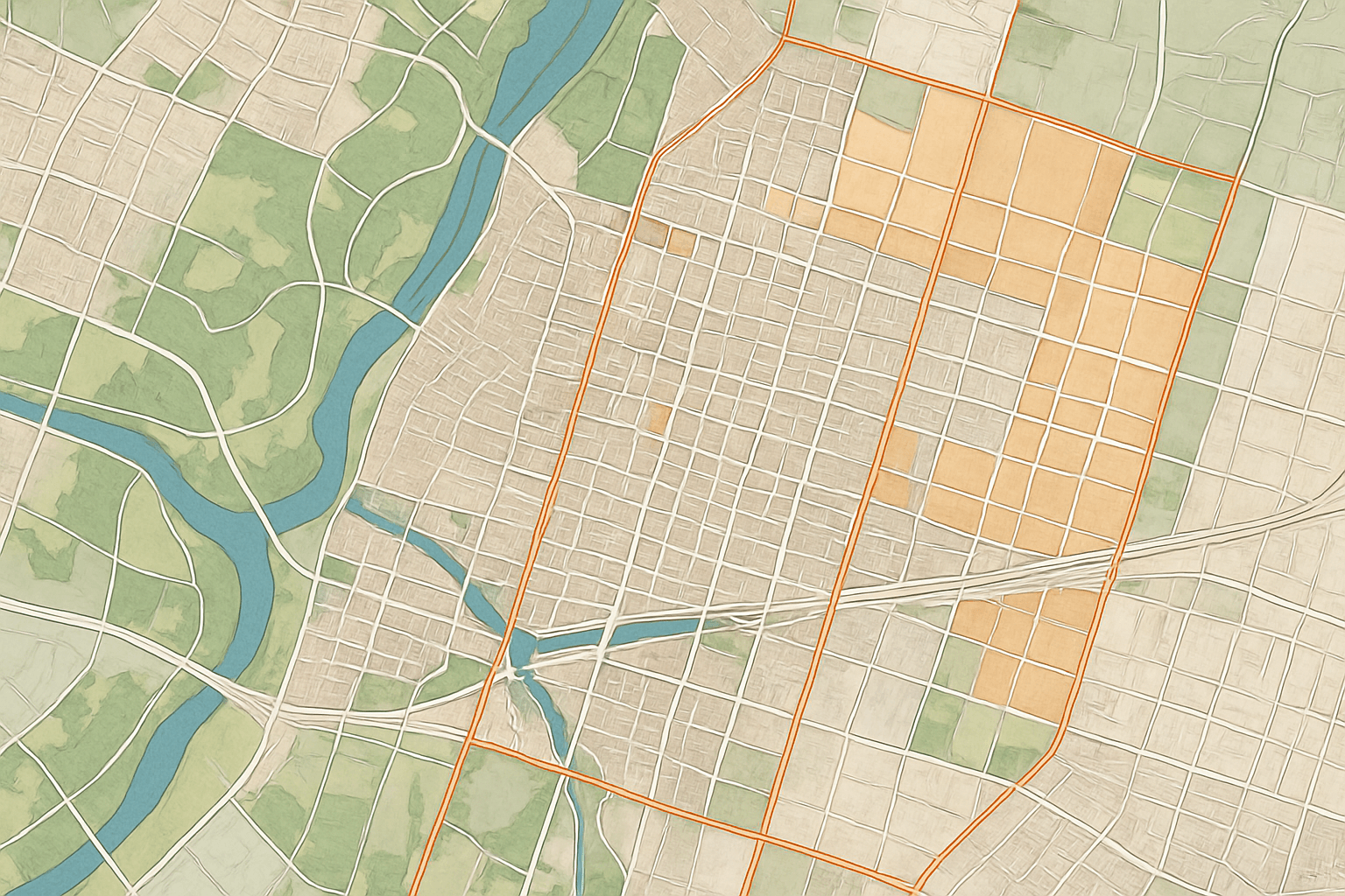 3D Terrain Model (DEM) used for Correction