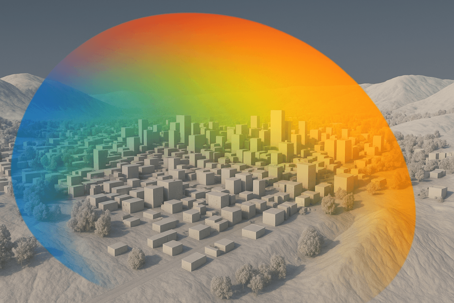 Signal propagation visualization over a DSM.