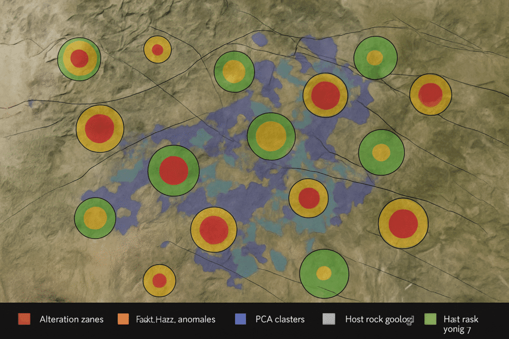 West Africa mineral belts satellite exploration