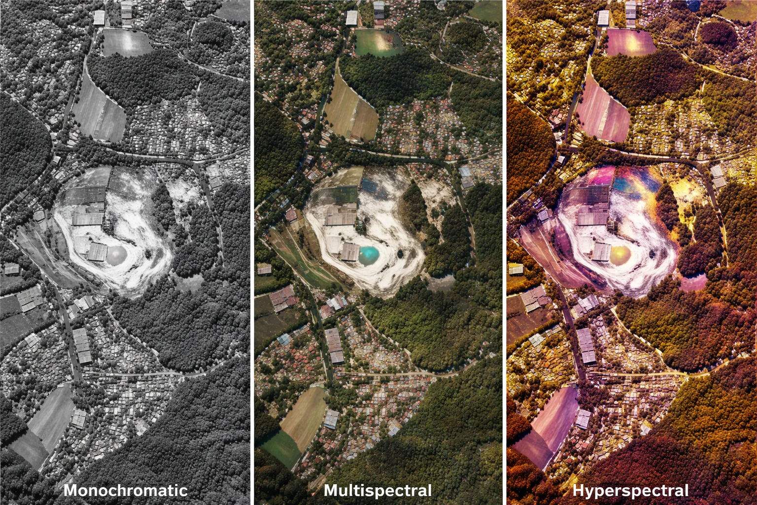 Choose imagery type and resolution — XRTech satellite imagery ordering step 2
