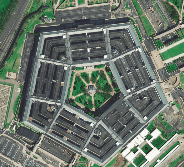 SuperView-2 satellite rendering Pentagon, USA — 0.4m very high resolution 9-band multispectral optical satellite including red edge NIR1 NIR2 bands — buy SuperView-2 satellite imagery from XRTech Group