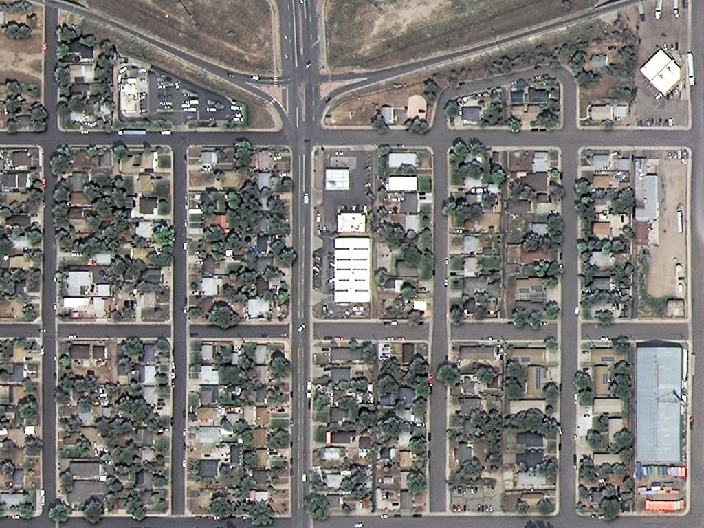 SuperView-1 50cm satellite imagery sample 5 — road network