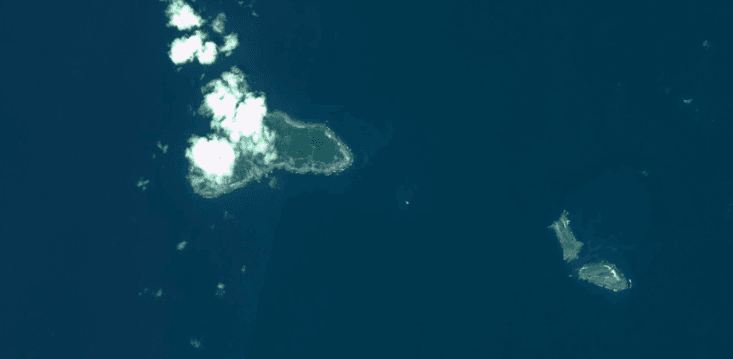 8 metre resolution satellite imagery example — moderate resolution showing city-level land cover without building or vehicle detail — XRTech Group