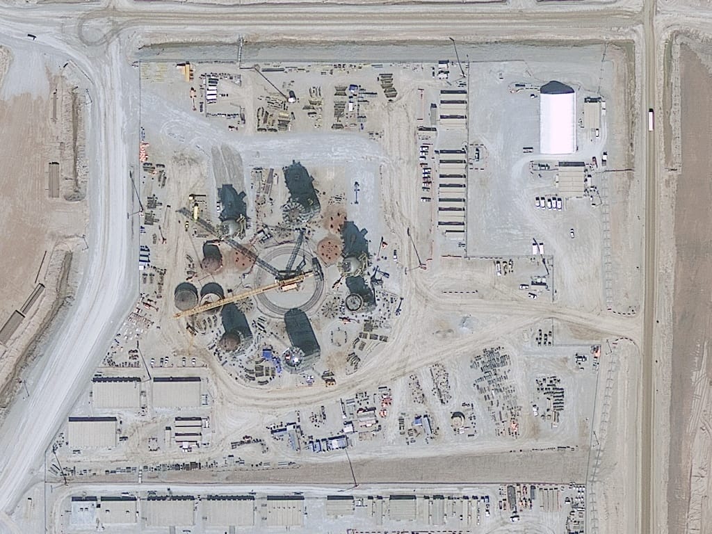 Construction monitoring satellite imagery progress tracking — XRTech Group