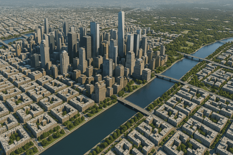 3D model layer built from satellite data