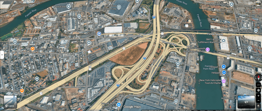Google Maps Satellite View