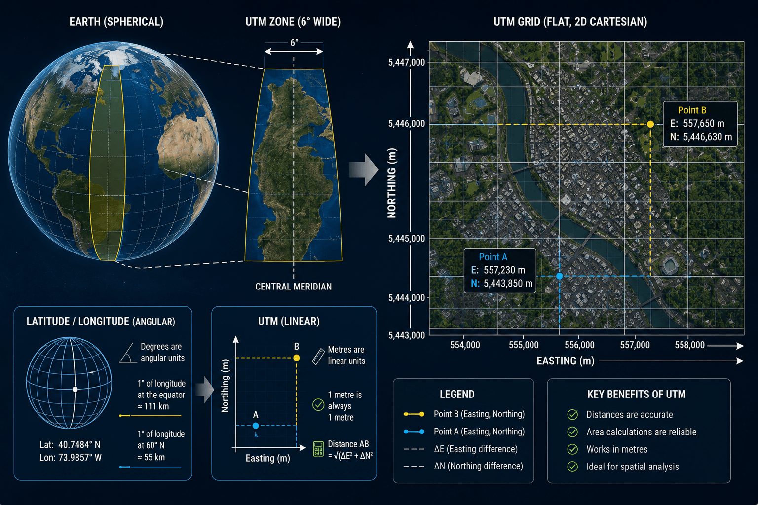 What Is the UTM Coordinate System?