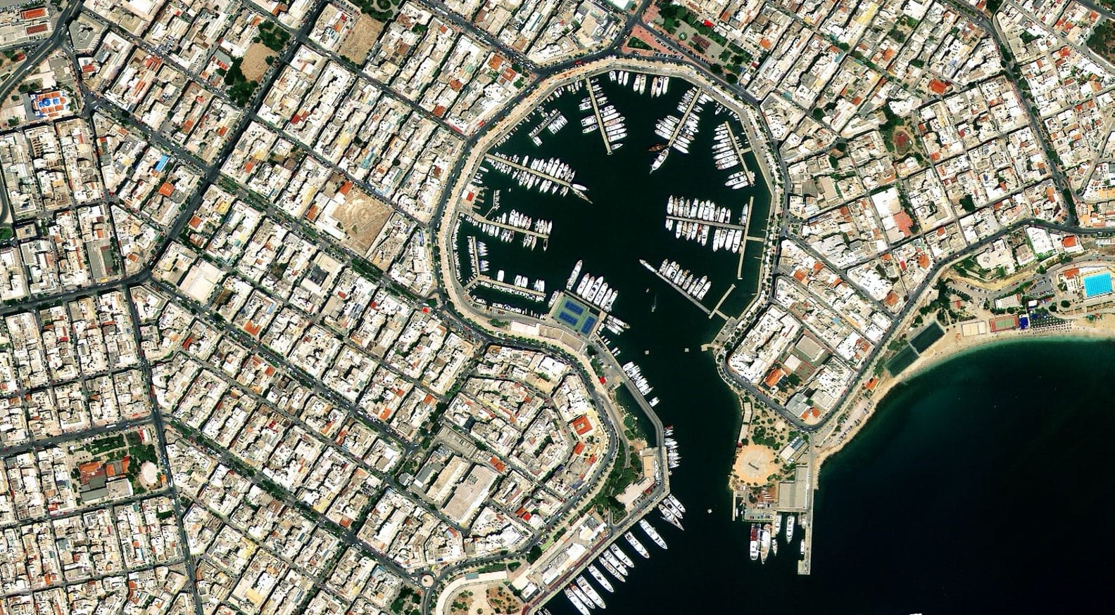 50cm resolution sample imagery captured by Beijing-3A showing ground detail